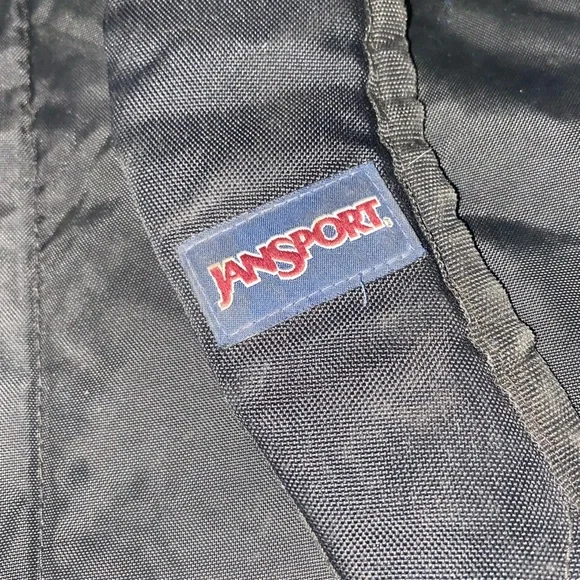 Jansport Black Backpack with Logo Detail - Picture 3 of 3
